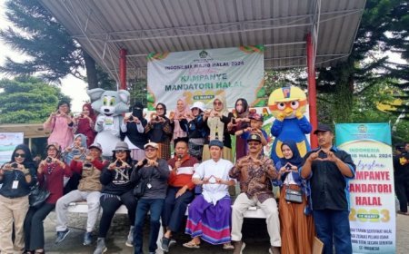 P3H HCCM Turut Aktif pada Kampanye Mandatory Halal 2023 di Alun-alun Kota Batu