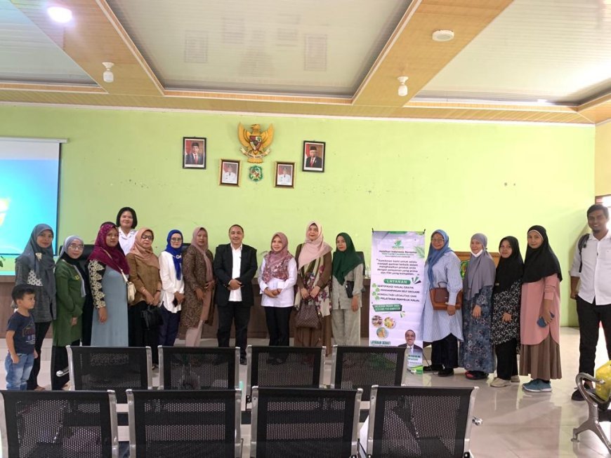 Sosialisasi Sertifikasi Halal Gratis 2023 dengan Pelaku Usaha Se-Kecamatan Medan Kota