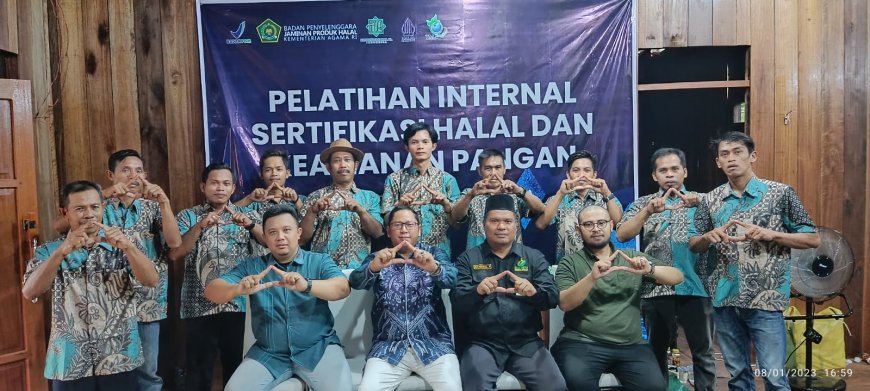 KP HCCM Kalteng Menjadi Narasumber Dalam Pelatihan Internal Sertifikasi Halal dan Keamanan Pangan