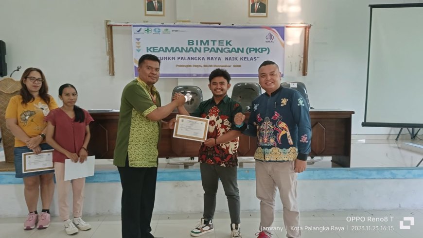 Fasnas BPOM YPCM Kolaborasi Gelar Bimtek Keamanan Pangan (PKP) Gratis Bagi UMKM Kalteng