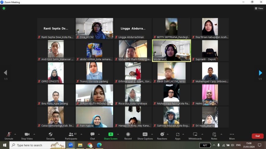 Halal Center Cendekia Muslim: Pelatihan Pendamping Proses Produk Halal Batch 41