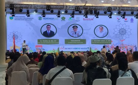 Halal Center Cendekia Muslim Sumatera Utara mengikuti roadshow #kitahalalin2024 bersama Kemenkop UKM.