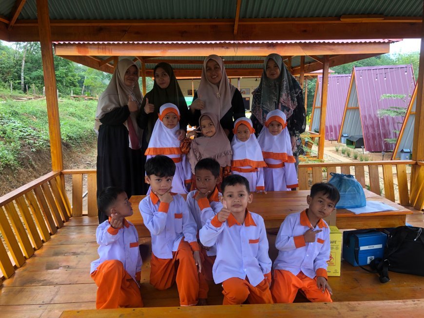 Puskesmas Sijunjung Laksanakan PIN Polio di SD dan TK Akhlak Cendekia Muslim, Jumat 23 Agustus 2024