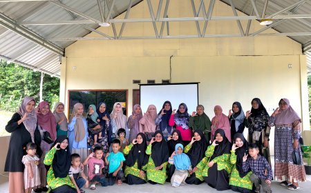 Kegiatan Kajian Bulanan Wali Santri Akhlak Cendekia Muslim: Silaturahmi dan Evaluasi Perkembangan Santri