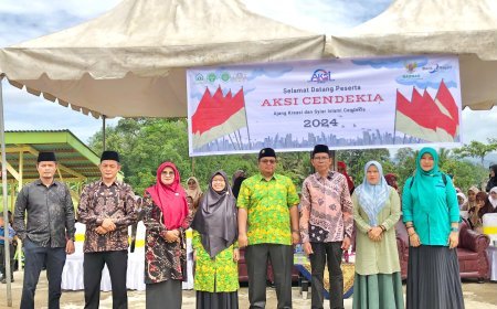 Pembukaan AKSI CENDEKIA 2024 , Lomba Pendidikan untuk Tingkat TK/RA dan SD/MI Se-Kabupaten Sijunjung