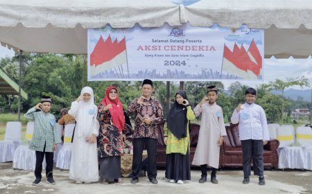 Aksi Cendekia 2024: Lomba Tingkat TK/RA dan SD/MI Se-Kabupaten Sijunjung Berlangsung Meriah