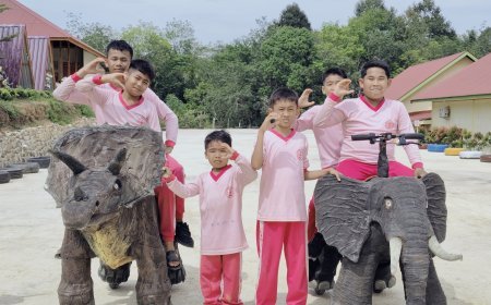Keceriaan Outing Class SDN 17 Sijunjung di Cendekia Kids Zone: Belajar dan Bermain Seru