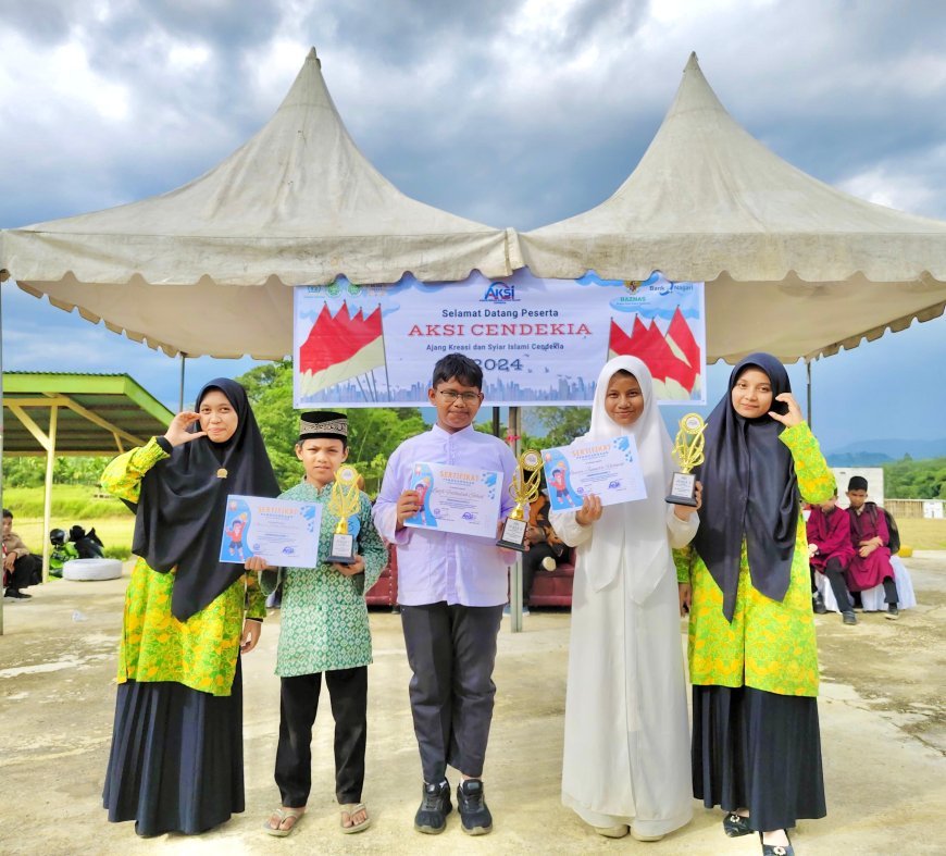 Keceriaan dan Prestasi Menghiasi AKSI CENDEKIA 2024 di Sijunjung: Para Juara di Setiap Lomba