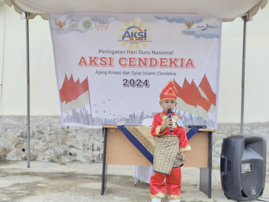 Aksi Cendekia 2024: Lomba Tingkat TK/RA dan SD/MI Se-Kabupaten Sijunjung Berlangsung Meriah