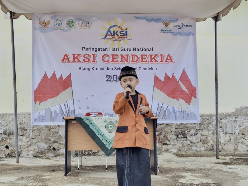 Aksi Cendekia 2024: Lomba Tingkat TK/RA dan SD/MI Se-Kabupaten Sijunjung Berlangsung Meriah