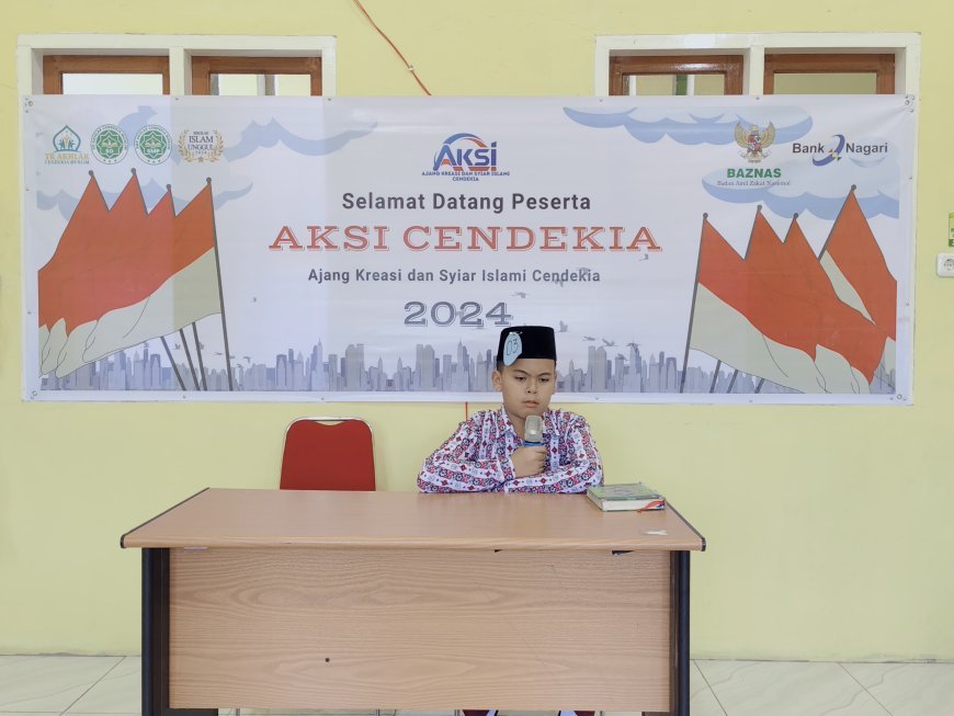 Aksi Cendekia 2024: Lomba Tingkat TK/RA dan SD/MI Se-Kabupaten Sijunjung Berlangsung Meriah