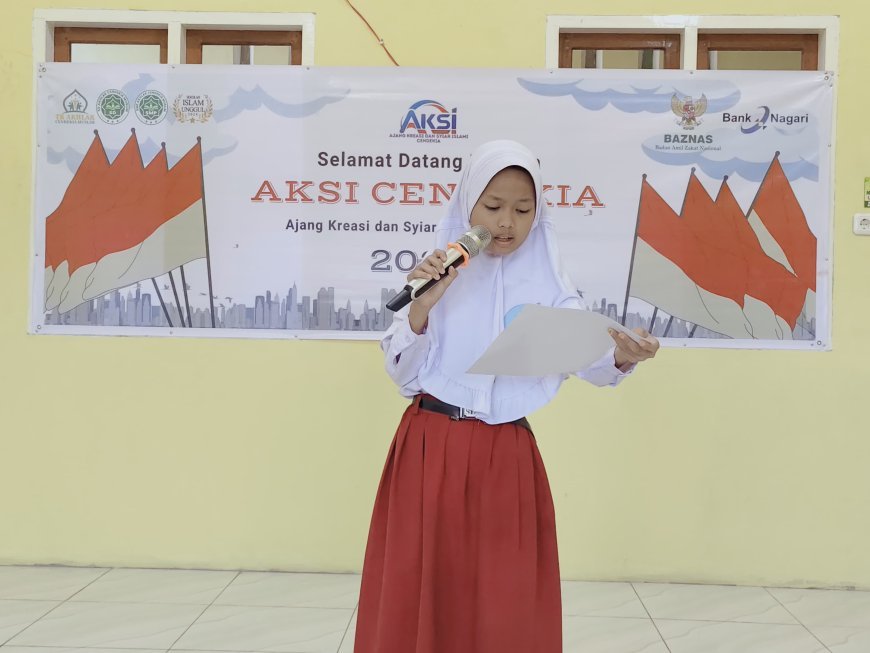Aksi Cendekia 2024: Lomba Tingkat TK/RA dan SD/MI Se-Kabupaten Sijunjung Berlangsung Meriah