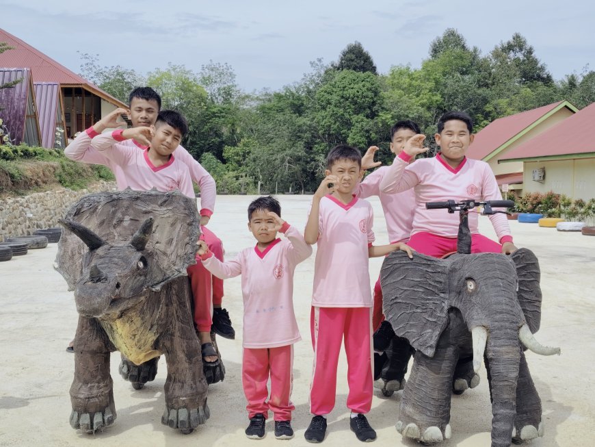 Keceriaan Outing Class SDN 17 Sijunjung di Cendekia Kids Zone: Belajar dan Bermain Seru