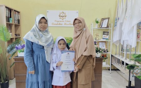 Tes Gwinfil Dilakukan untuk Santri Pindahan dari SD IT Internasional ke SD Akhlak Cendekia Muslim