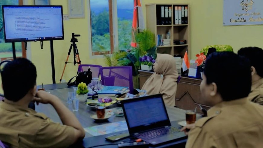 Kunjungan Pemerintahan Nagari Pematang Panjang ke Perguruan Islam Cendekia Muslim 