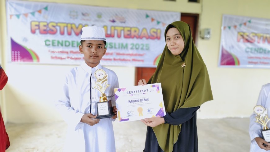 Selamat Para Juara Festival Literasi Cendekia Muslim Lomba Adzan dan Tari Kreasi Daerah Tingkat SD/MI Se-Kabupaten Sijunjung
