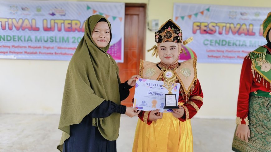 Selamat Para Juara Festival Literasi Cendekia Muslim Lomba Adzan dan Tari Kreasi Daerah Tingkat SD/MI Se-Kabupaten Sijunjung