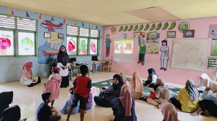 Sosialisasi Sekolah Akhlak Cendekia Muslim Digelar di TK Purnama Lalan, Lubuktarok