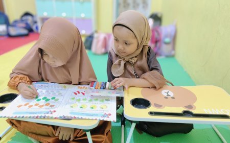  Anak Ceria, Semangat Belajar! Serunya Mewarnai di TK Akhlak Cendekia Muslim
