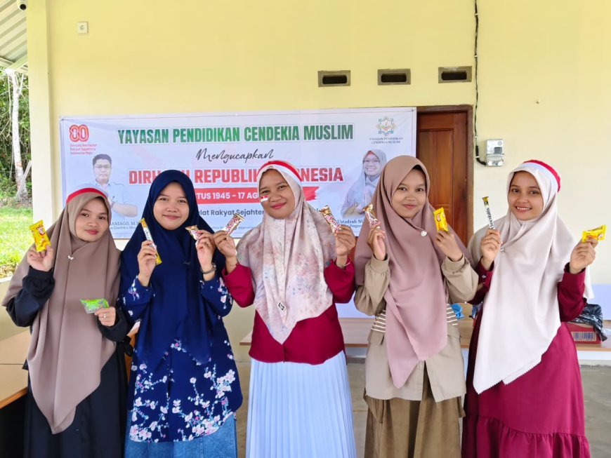 Semarak HUT RI ke-80, Perguruan Islam Cendekia Muslim Gelar Aneka Lomba