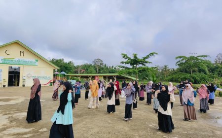 Senam Pagi Rutin Wujudkan Semangat dan Kekompakan di Perguruan Islam Cendekia Muslim Sijunjung
