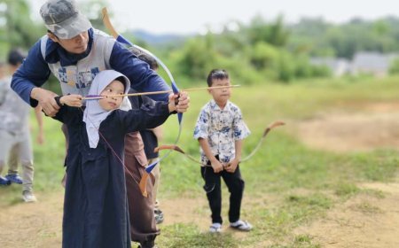 Kegiatan Panahan di Yayasan Pendidikan Cendekia Islam Berlangsung Aktif dan Edukatif