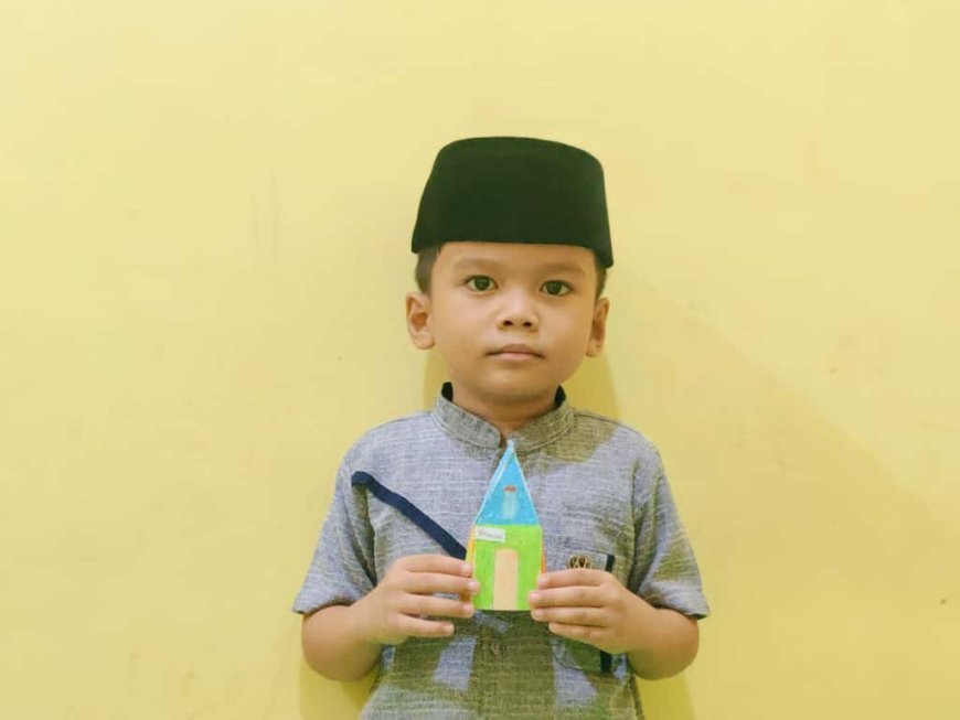 Kegiatan Seru Anak TK Cendekia Muslim: Membuat dan Mewarnai Rumah dari Kertas