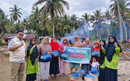 Cendekia Muslim Peduli Salurkan Donasi untuk Korban Bencana di Tiga Daerah Terdampak di Solok