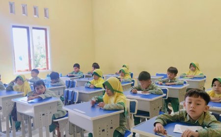 Hari Pertama SAS: Santri SD dan SMP Akhlak Cendekia Muslim Mengikuti Sumatif Akhir Semester dengan Penuh Semangat dan Kejujuran