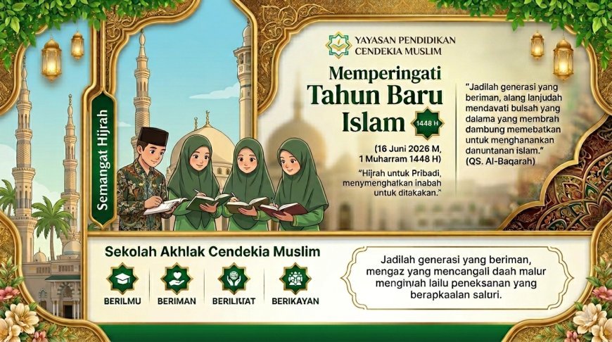 Menyambut Tahun Baru Islam 1448 H: Momentum Hijrah Menuju Generasi Berilmu, Beriman, dan Berakhlak Mulia