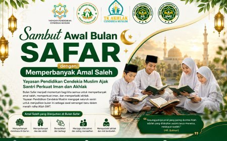 Sambut Awal Bulan Safar dengan Memperbanyak Amal Saleh, Yayasan Pendidikan Cendekia Muslim Ajak Santri Perkuat Iman dan Akhlak