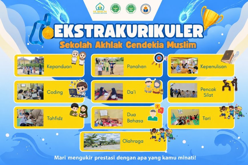 Kembangkan Minat, Bakat, dan Karakter Santri, Ekstrakurikuler Sekolah Akhlak Cendekia Muslim Berlangsung Penuh Semangat